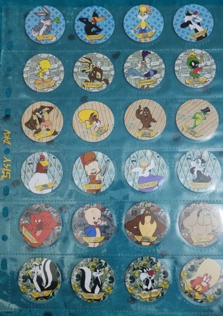 LOONEY TUNES NEW Tazos Complete Set 120/120 South America PERU+Collector+Gifts