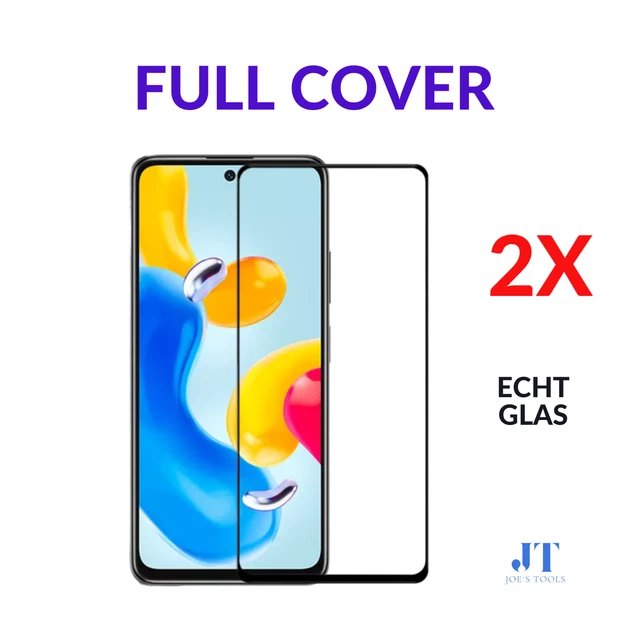 2X Schutzfolie Displayschutz Panzerfolie Echt Glasfolie Full Cover/ Premium Glas