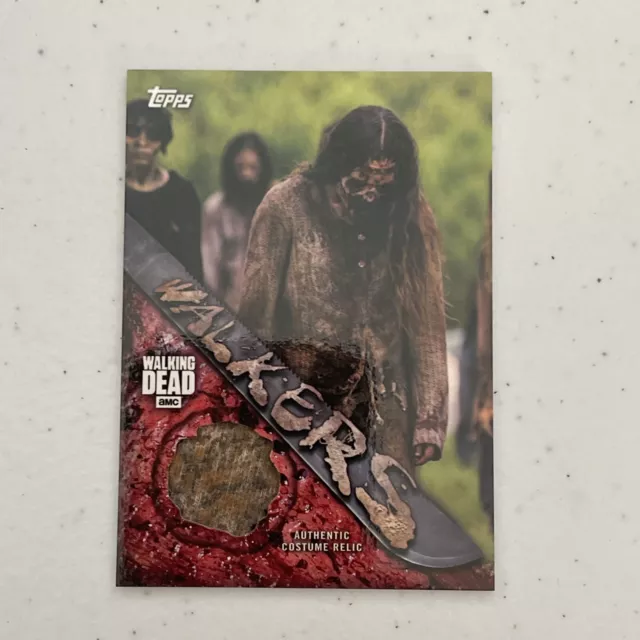 2017 Topps The Walking Dead Season 7, Walkers Costume Relic Card R-W4