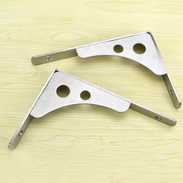 Solid Thickening Stainless Steel Triangular Support Bracket Wall Shelf Mounted