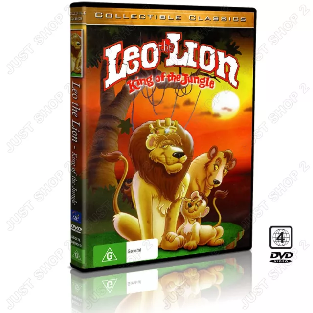 Leo The Lion - King Of The Jungle DVD : Children's Cartoon : Brand New (RARE)