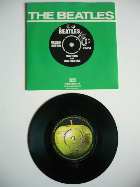 The Beatles Something / Come Together 7" Vinyl UK Apple 1976 1U KT Single EXC