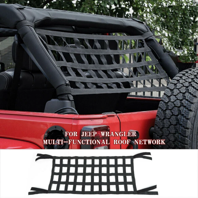 Cinghie Porta Jeep Wrangler TJ JK JKU JL 2pz Rosse | Nylon Resistente Regolabile, Ricambio Cinturino Porta