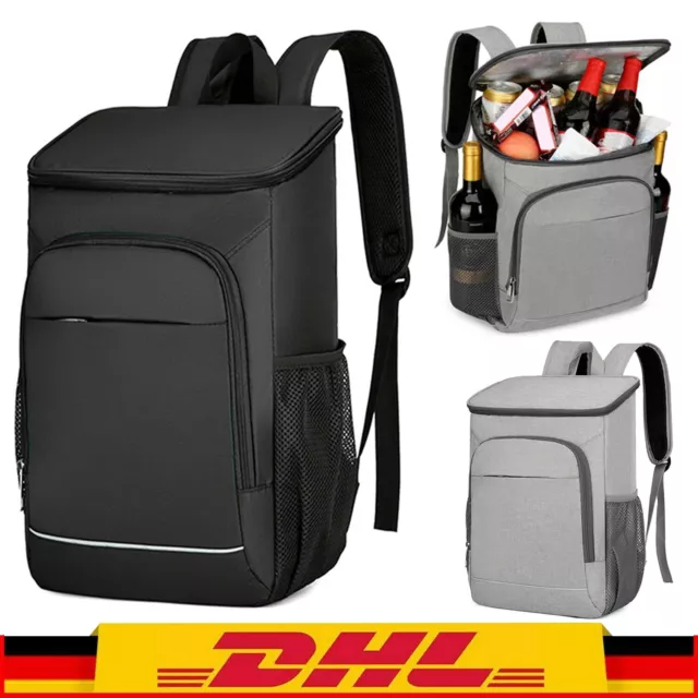 Thermobehälter Kühlrucksack Picknicktasche Kühl Rucksack Isoliert Cooler Bag 30L