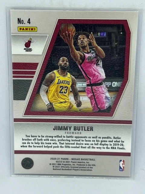 JIMMY BUTLER WILL to Win Insert 2020-21 Pallacanestro Mosaico ...