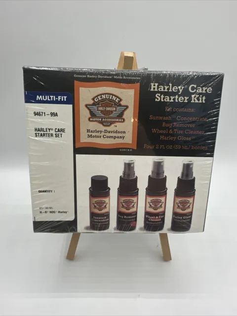 Harley Davidson Care Starter Kit Cleaner Wash Gloss Glaze Bug Remover Sealed New