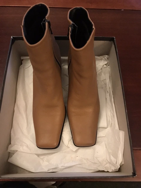 CARVELA BROWN LEATHER Boots Womens UK 3 Ladies Ankle Chelsea