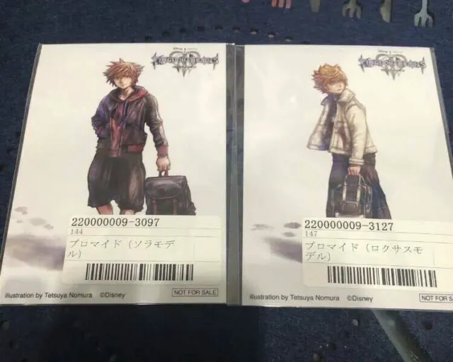 Kingdom Hearts Iii Super Groupies Limited Necklace Bonus Bromide Sora Roxas Ichi