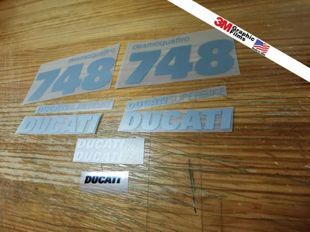 Ducati 748 desmoquattro decal set vinyl adesivi autocollants ステッ