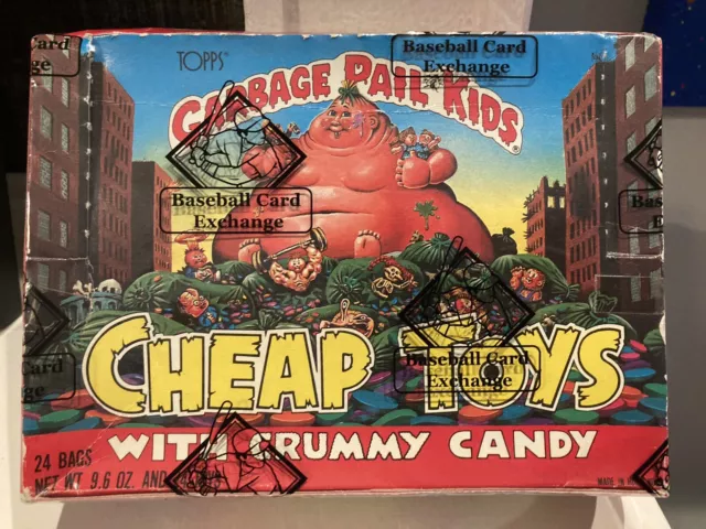 1986 Garbage Pail Kids Original Cheap Toys BBCE Authentic Rare GPK Nice Box