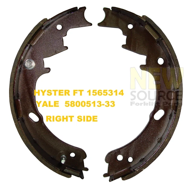 1565314 Hyster Vx  5800513-33 Yale Ft Brake Shoe Set Of 2 Right Side