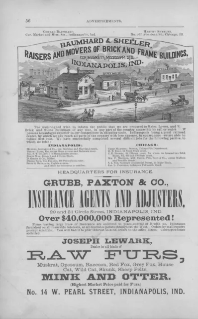 Baumhard & Sheeler - Grubb, Paxton & Co.-Joseph Lewark -Indianapolis, Ind.-1877