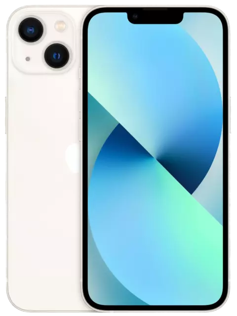 Apple iPhone 13 128 GB bianco smartphone cellulare eccellente ricondizionato