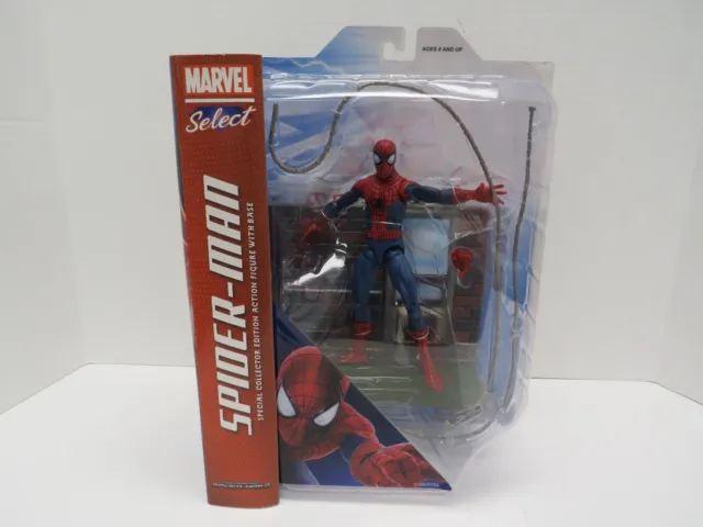 Amazing Spider-Man 2 with Base 7" Scale MARVEL LEGENDS Diamond Select New C1