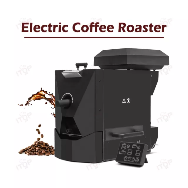 Electric Coffee Bean Roaster Roasting Machine with Smoke Filter and Baking Curve 2