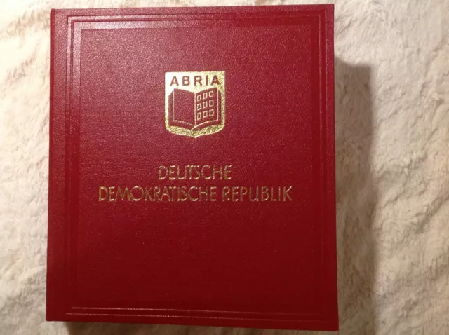 Briefmarken DDR Sammlung 1971-1990, postfrisch Abria-Album falzlos