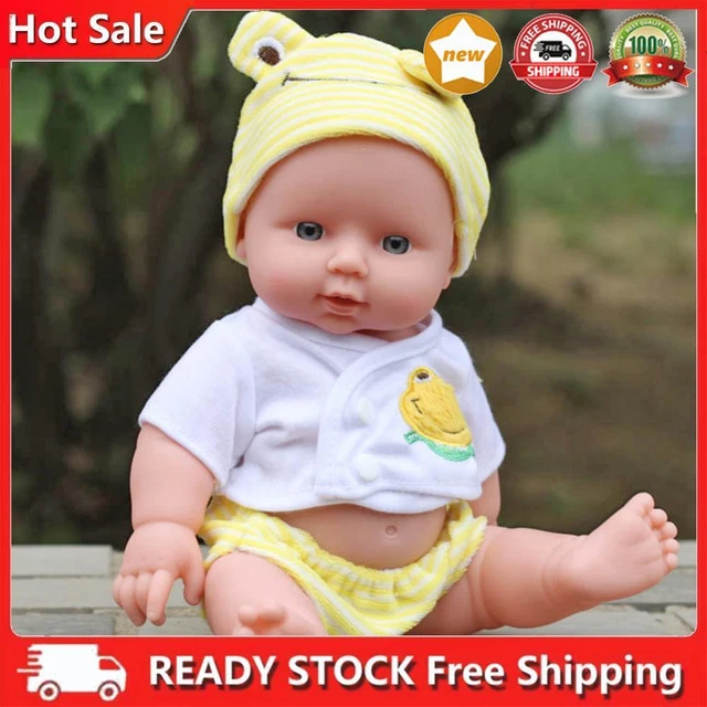 30cm Dress Up Doll Set Soft Elastic Prop Doll Movable Smooth Baby Companion Toys