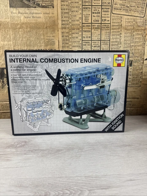 HAYNES BUILD YOUR Own Internal Combustion Engine Model Kit 100 Piece ...