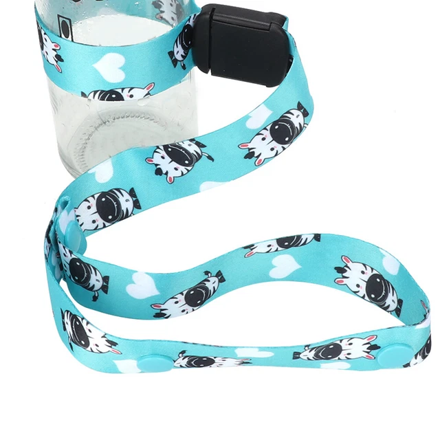 New 2.5cm Baby Feeding Bottle Cup Adjustable Strap Holder Stroller Toy