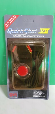 In scatola QUICK SHOT Nuovo di Zecca VII Deluxe joycard Controller ATARI AMIGA Vic-20 C64 