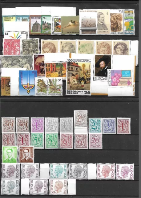 Belgique  - Lot de timbres neufs MNH **