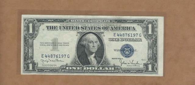1935 D $1 Silver Certificate (E44876197G)   UNC