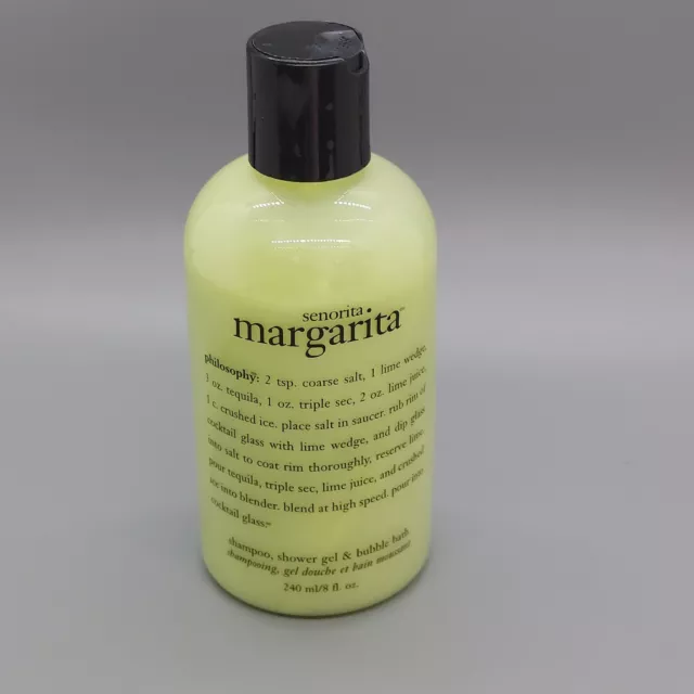 Philosophy Senorita Margarita Shampoo Shower Gel & Bubble Bath 8 fl. oz.