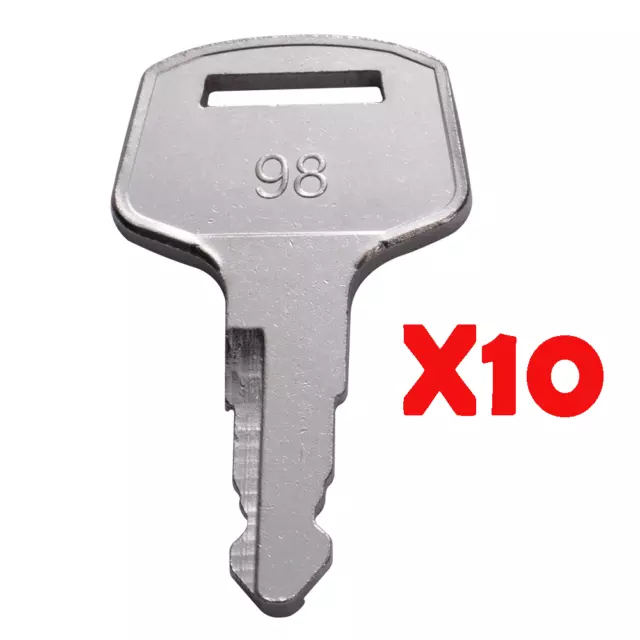 10X Ignition Key for Kubota BX2680 TC832-31810 BX1880 BX2380 BX23S BC2680