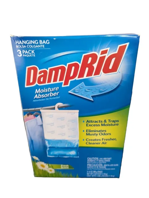 DampRid Fresh Scent Hanging Moisture Absorber, 3 Pack,14 Oz 3 / Pack