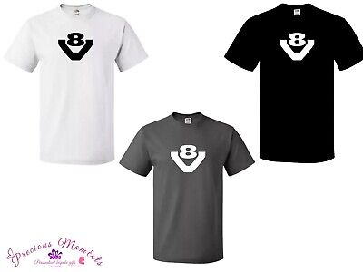 V8 SCANIA Men T-shirt 100% Cotton, Regular Size, Men Gift White Black Grey