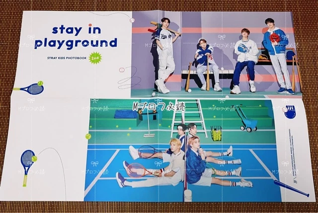 STRAYKIDS SKIZ PHOTO Book Poster Stay In Playground $67.90