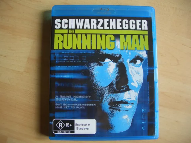 THE RUNNING MAN Bluray-like new-SCHWARZENEGGER English soundtrack only!