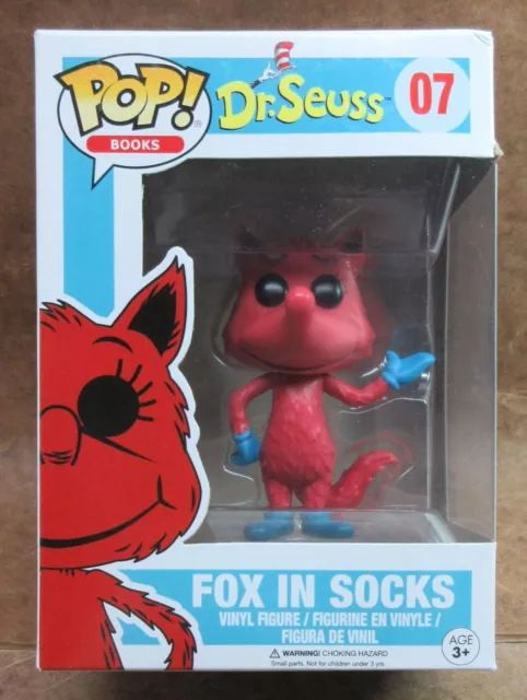 Funko Pop! Books Dr. Seuss #07 Fox in Socks - new in box