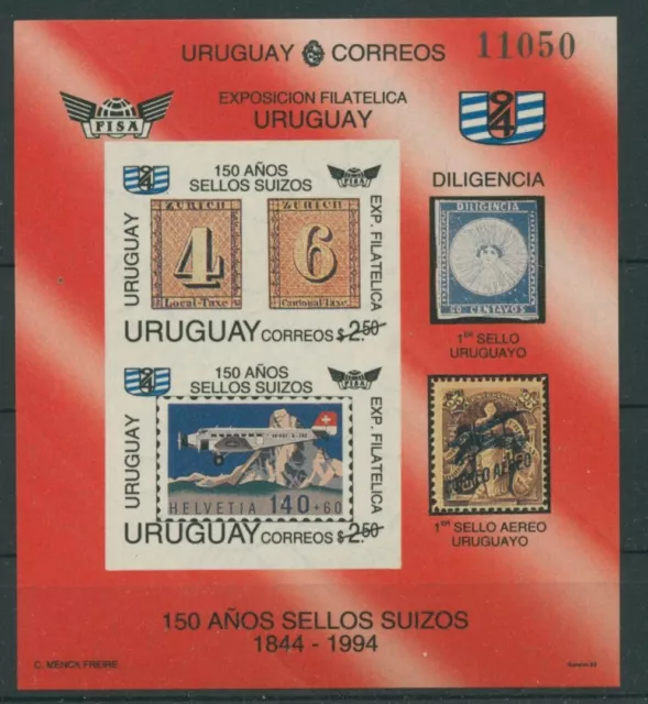 Uruguay 1993 Jahresereignisse Block 61 U postfrisch (C22547)