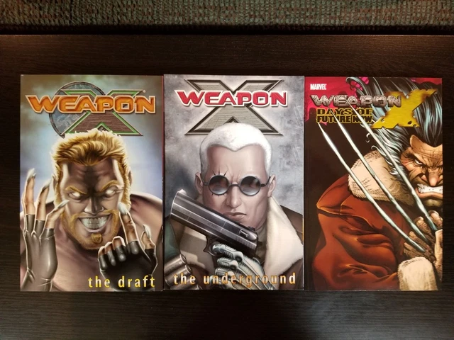 Weapon X Complete Tpb Lot/Set-Oop-1St Print-Vol 1,2,3-The Draft-The Underground+