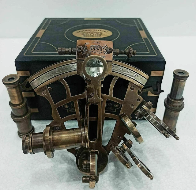 Messing Nautisch J Scott London Vintage Antik Astrolabium Schiff Navigation