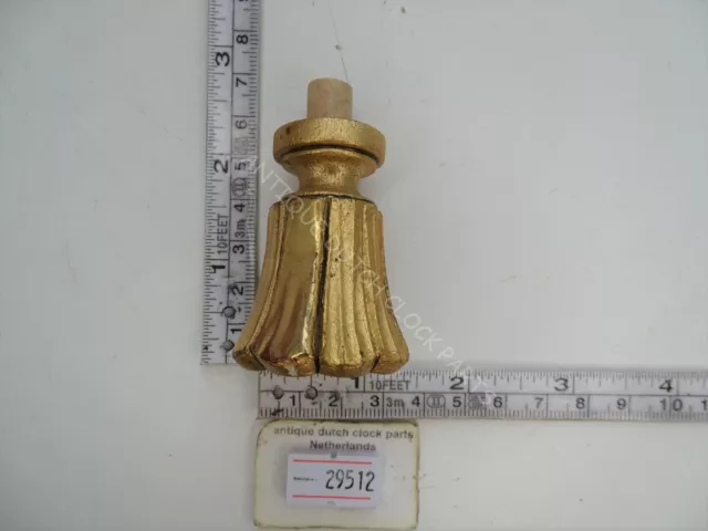 Wooden Gilded Ornament For Swedish Westerstrand Baroque Clock