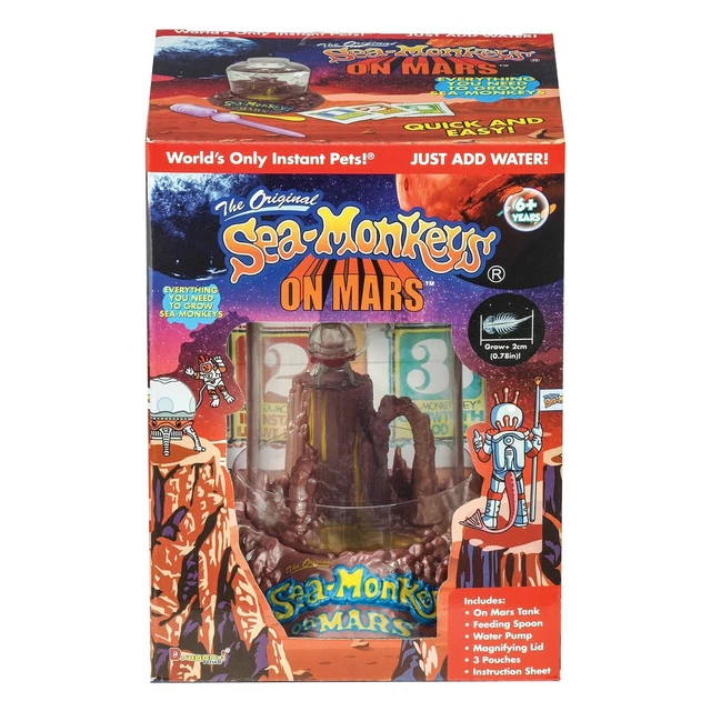 Sea Monkeys On Mars Zoo Marine Aquarium The Original Amazing Live NEW - SALE! 3