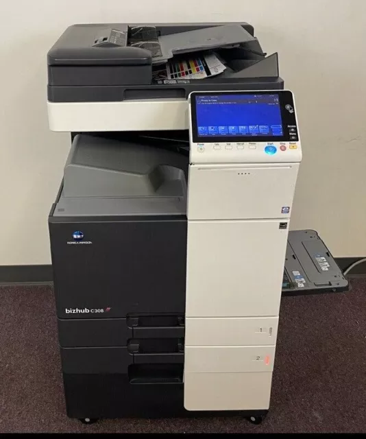 Konica Minolta Bizhub C308 Color Copier Copy Machine All in One