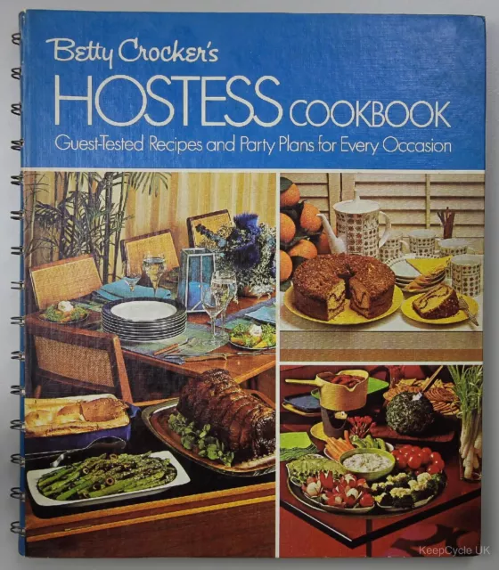 Betty Crocker's Hostess Cookbook, Vintage 1971 Cookery Book