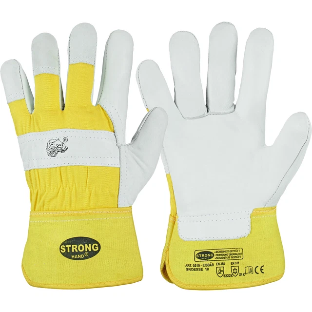 OX-ON COWBOY Driver Lederhandschuhe Gefüttert – Weiches Ziegenleder Für Fahrer & Reiter, Gr. 9