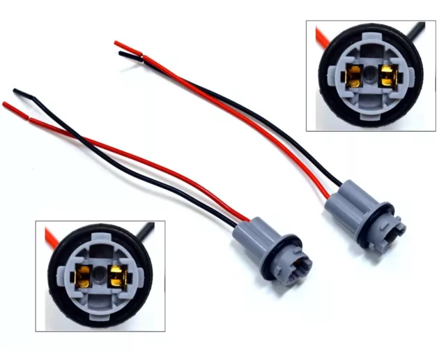 Universel Tressé Câble Femelle Douille 194 T10 Pgs Avant Côté Marqueur Lampe C