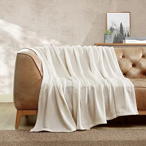 - Queen Blanket Lightweight Cotton Bedding Home Decor for All Seasons Herring...