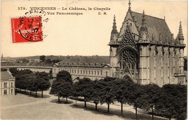CPA AK VINENNES Le Chateau La Chapelle Panoramic View (672222)