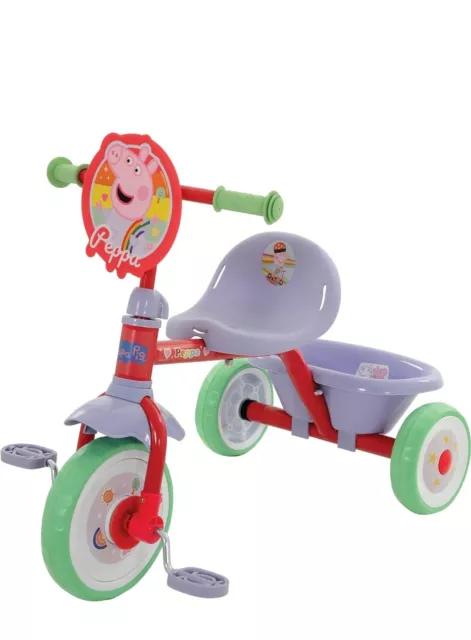 Peppa Pig My First Trike Bike New Design Ride on Kids 3 wheel Pink