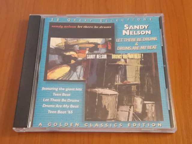 Sandy Nelson: Let There Be Drums/Drums Are My Beat! (CD, 1997, EMI-COLLECTABLE)