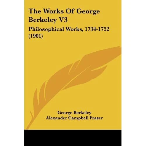 THE WORKS OF George Berkeley V3: Philosophical Works, 1 - Paperback NEW ...