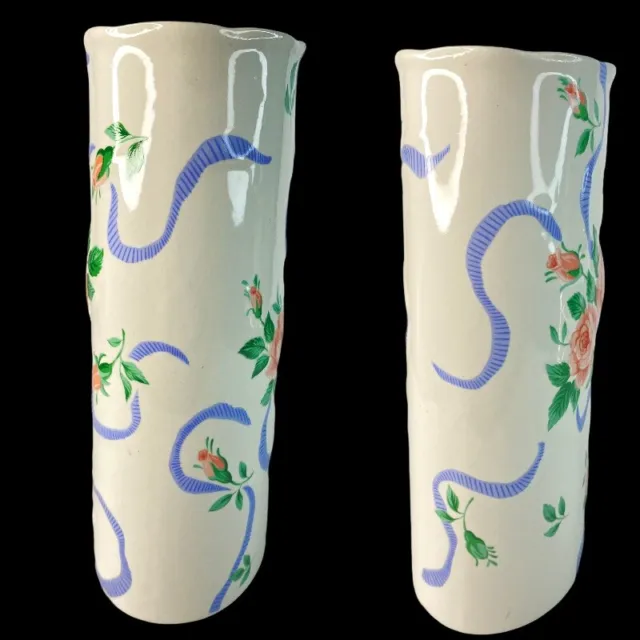 Vintage Otagiri Japan Bud Floral Vase 6”T 3”W 2