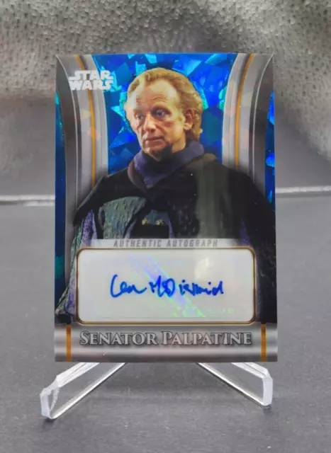 2024 Topps Star Wars Sapphire Ian McDiarmid Auto Senator Palpatine Episode I one