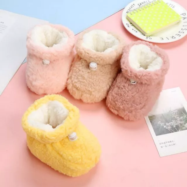 Baby Girls Kids Thermal Cotton Socks ​Shoes Toddlers Newborn Booties Slippers